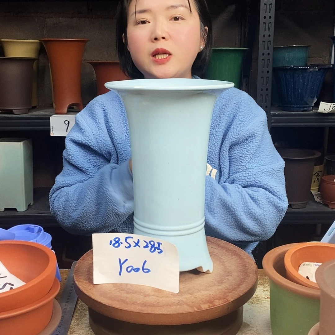 紫砂紫砂花盆一只Y006