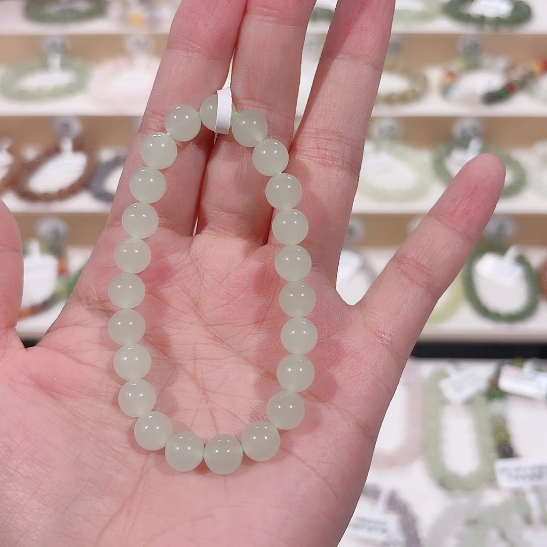 未镶嵌手链和田玉简**单a