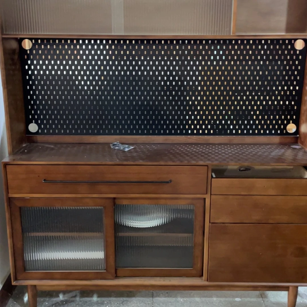 木新西兰胡桃色餐边柜1.5长