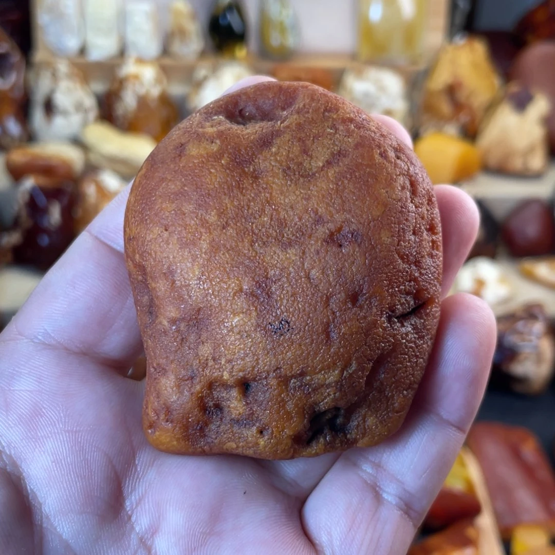 裸石琥珀未镶嵌冬*天然蜜蜡