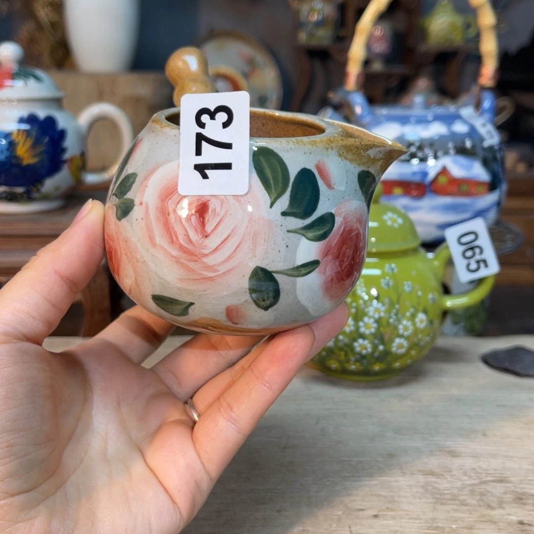 壶素浅 陶瓷手工手绘