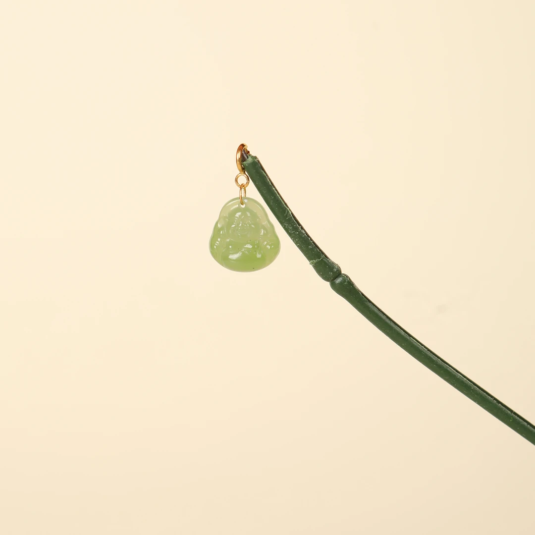 『乐小福』18K金和田玉挂饰多样发货