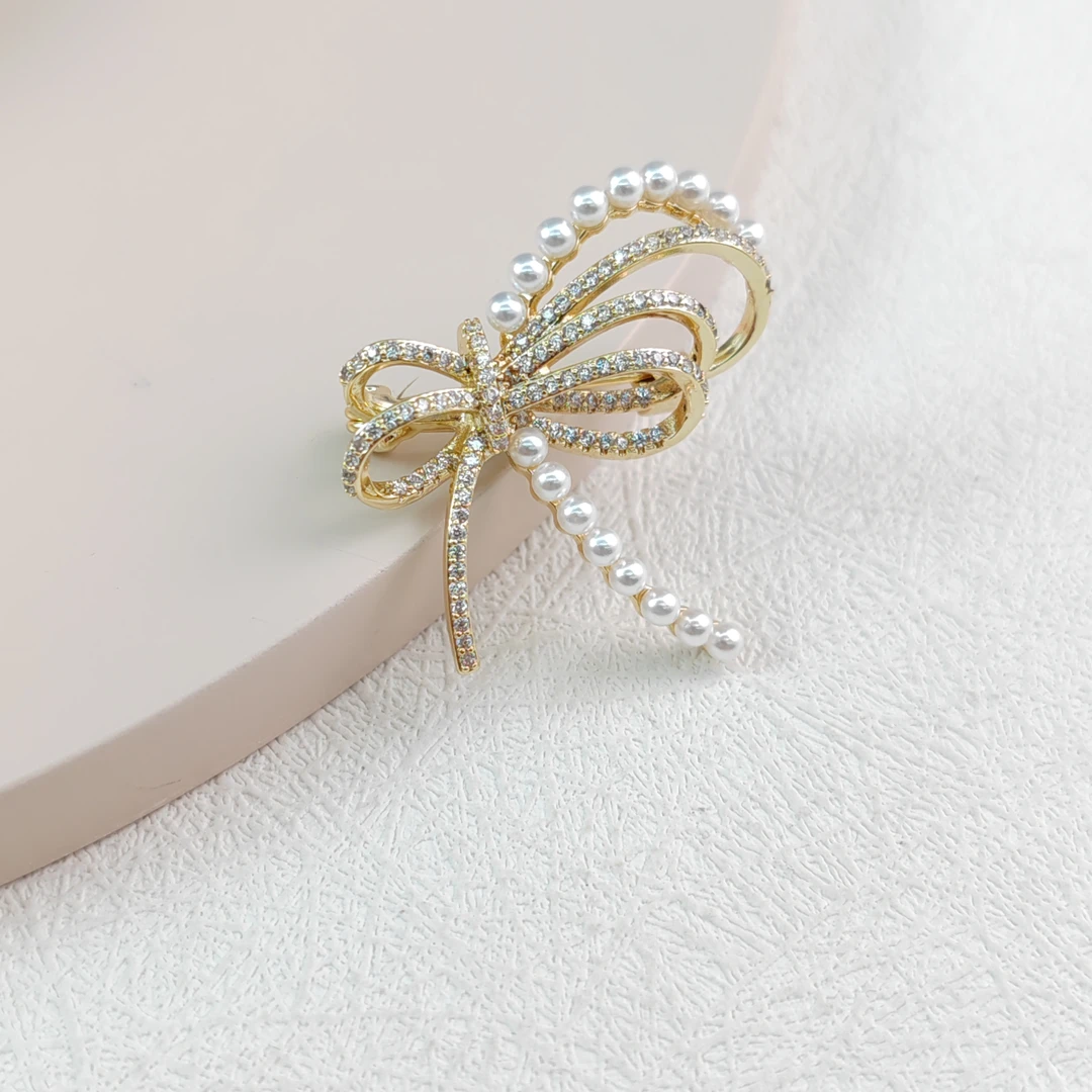 XUPING/旭平首饰 合金仿珍珠胸针 【参与满赠】简约 GDX X001078997