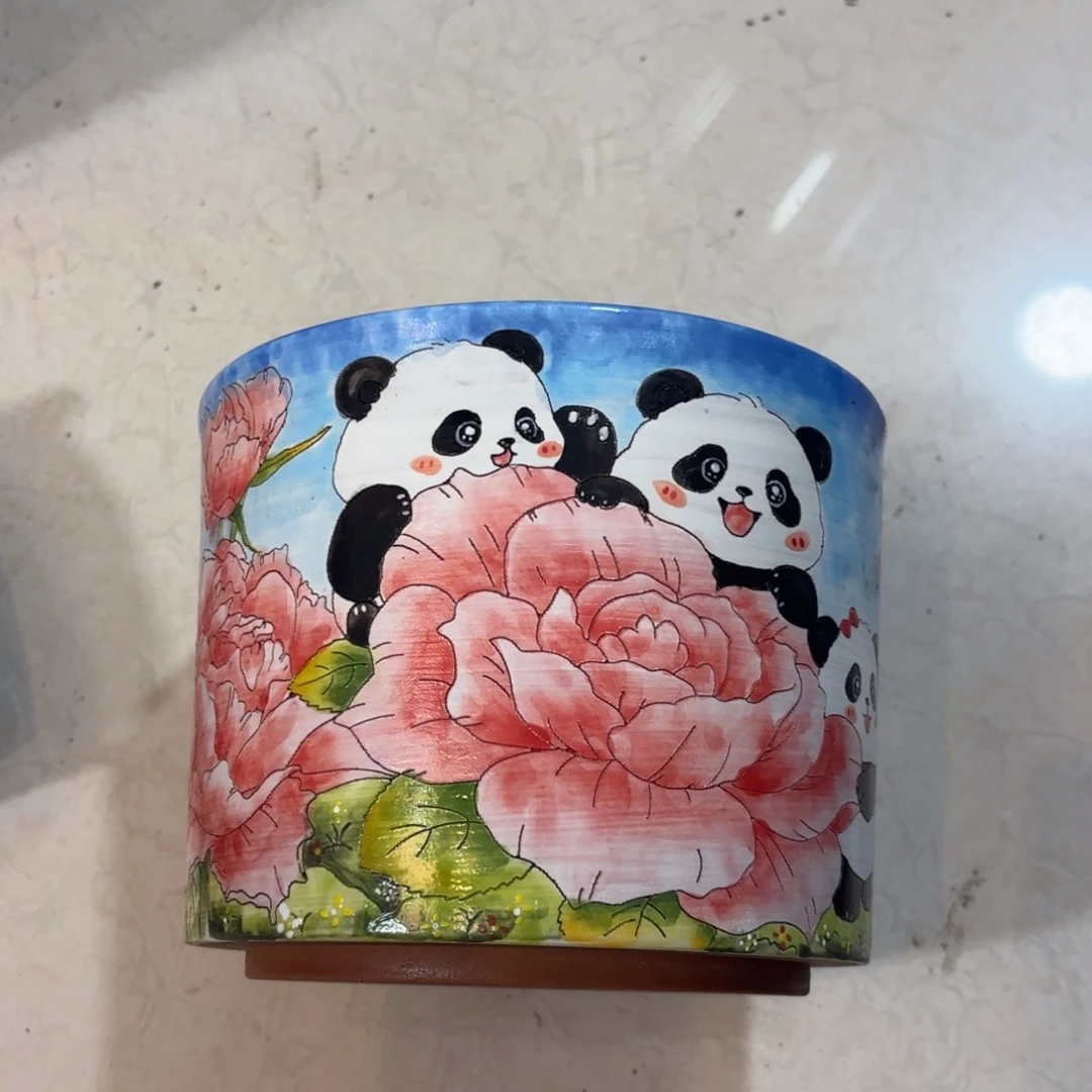 景德镇手绘花盆陶瓷16/14