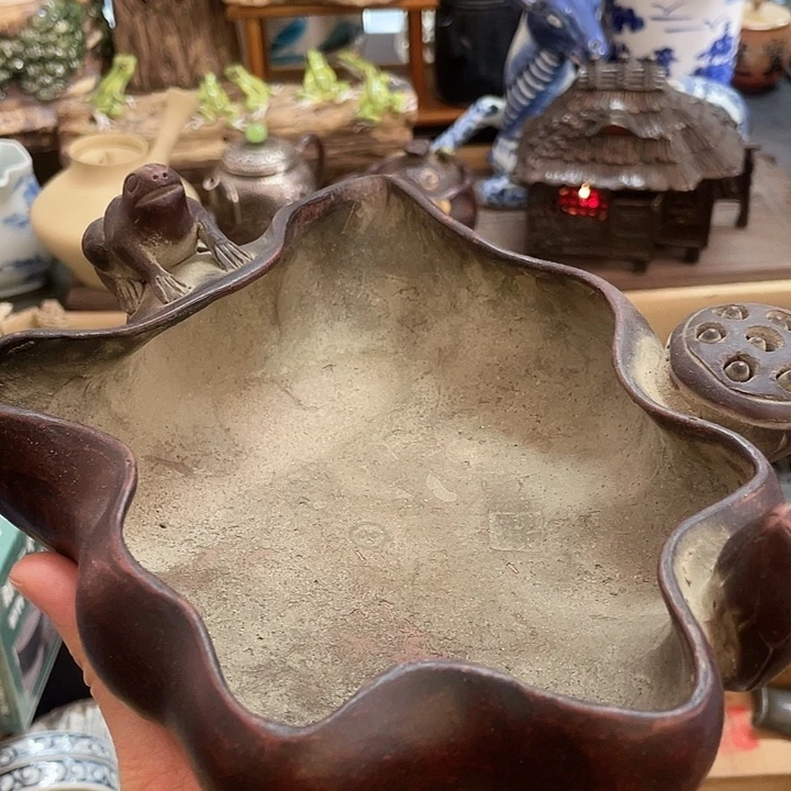 紫砂中古工艺品摆件