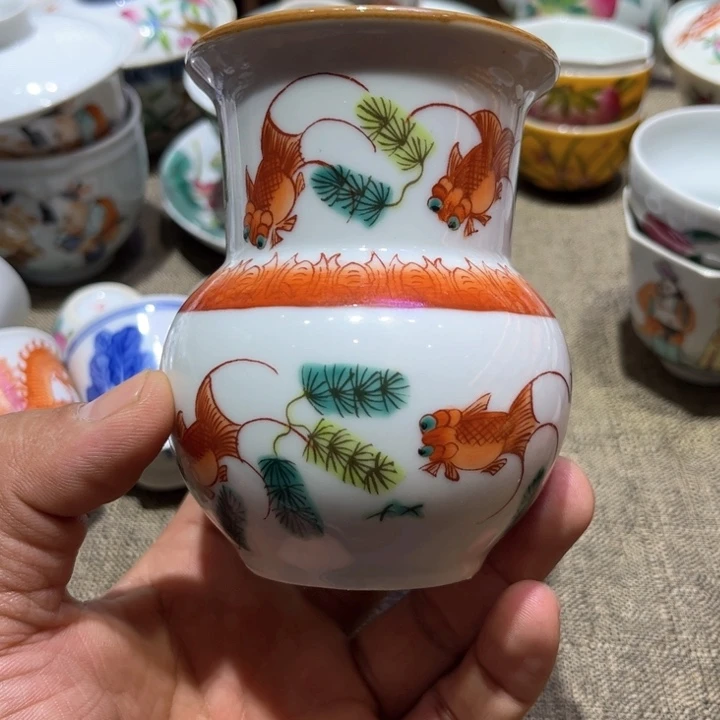 纯手绘精品盖碗杯