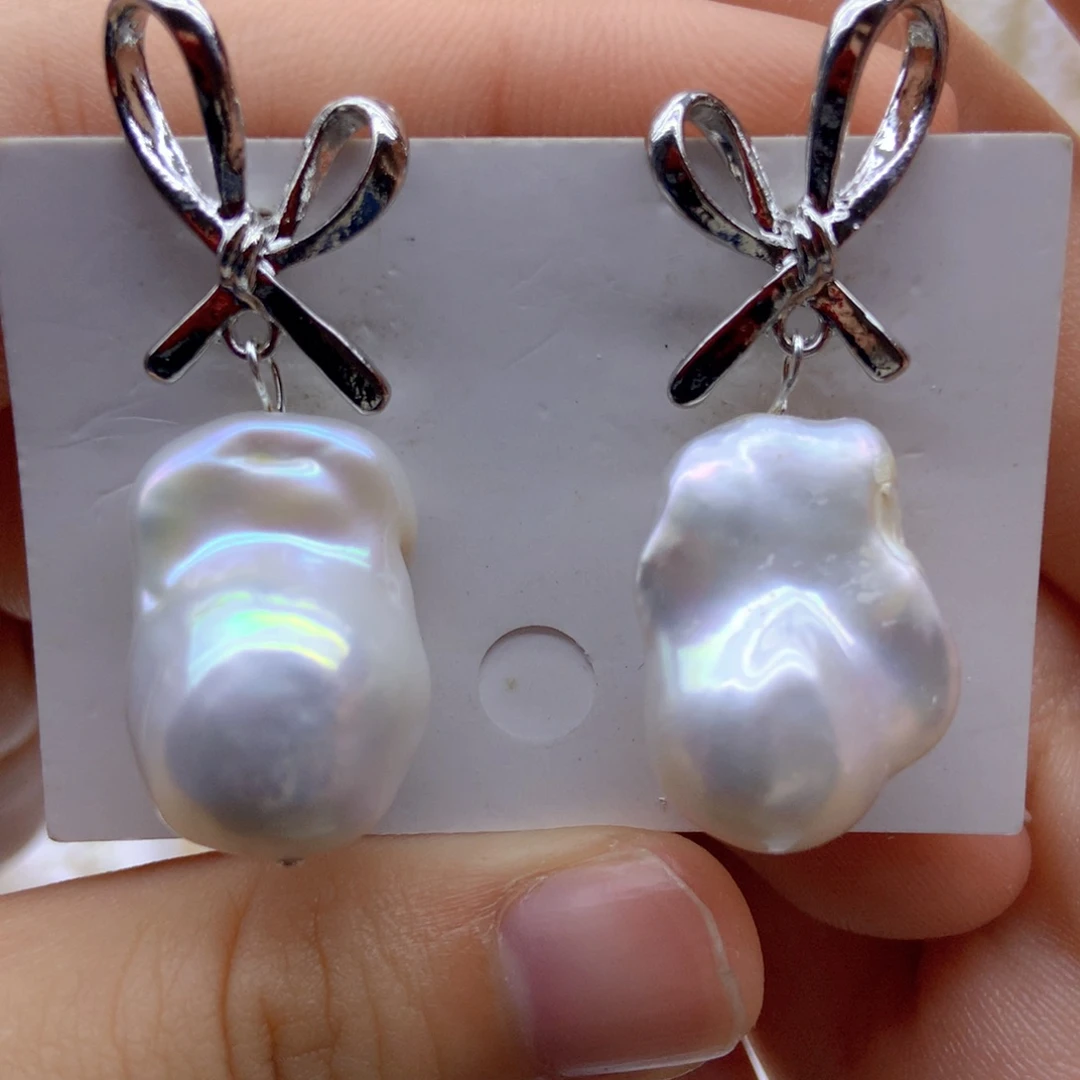 未镶嵌淡水珍珠耳饰