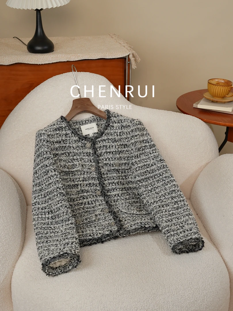 2025新款星月夜晨锐小香风外套上衣女士1051