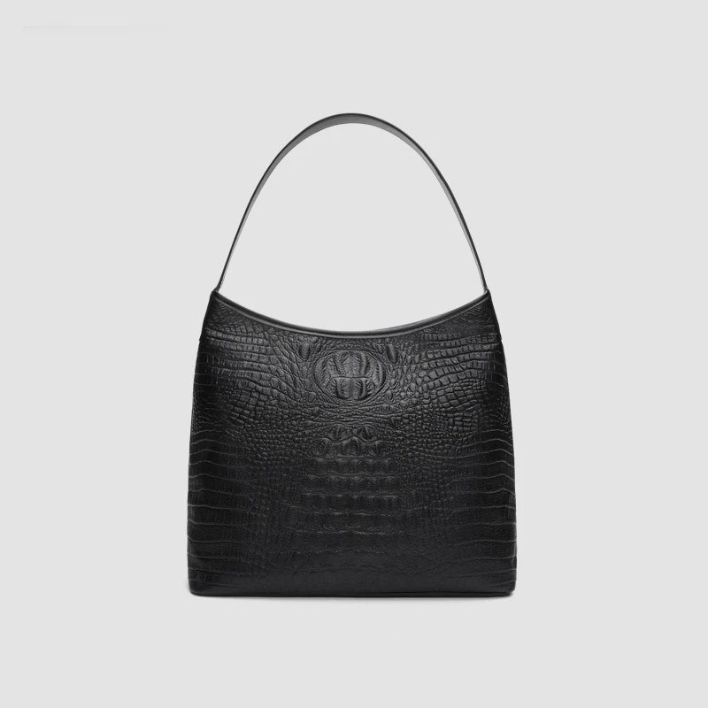 时尚轻奢21096-1黑色单肩腋下包包