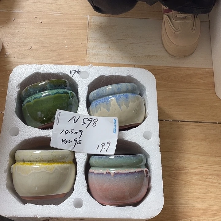 粗陶多肉花盆微瑕598