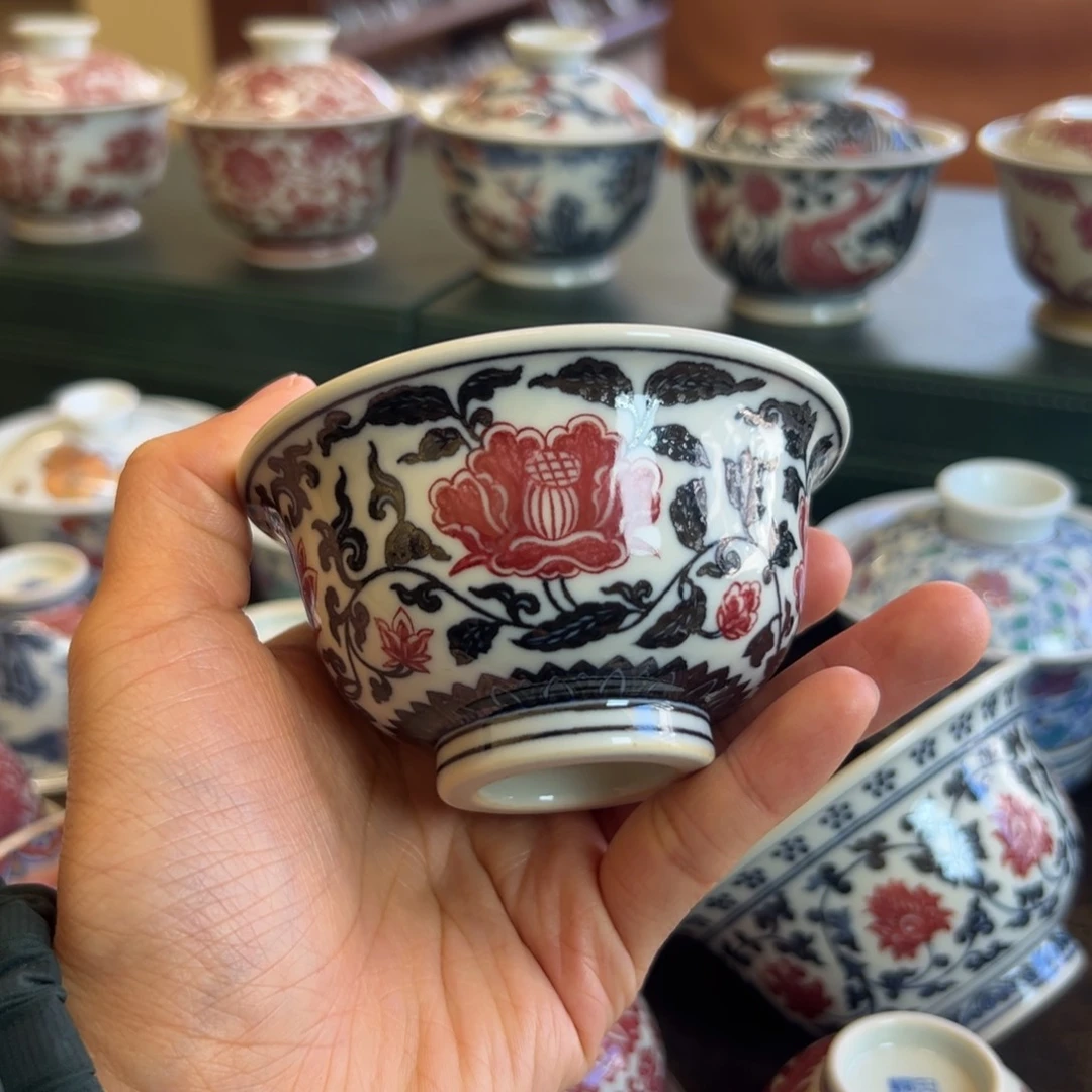 H正绎堂四季花卉中号压手