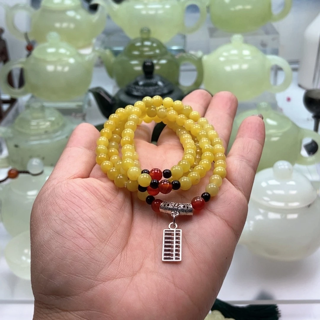 蛇纹石玉未镶嵌手链