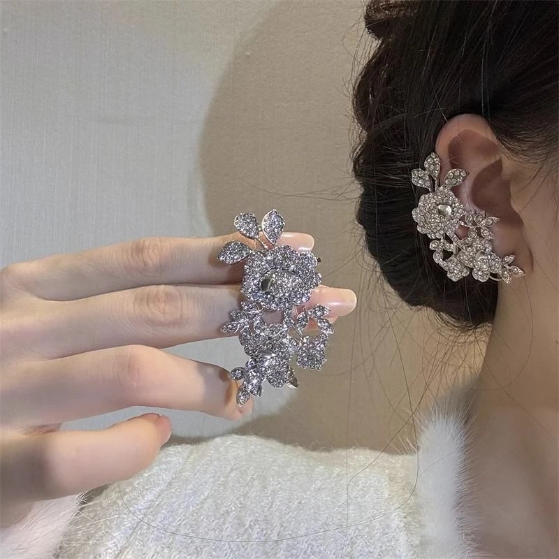 重手工造型新娘耳饰流苏个性演出舞台晚宴拍照高级时尚贵气耳骨夹