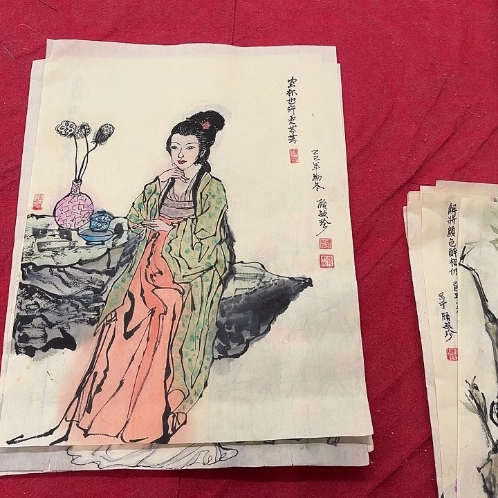 国画花鸟等多种鸟类和鸟类