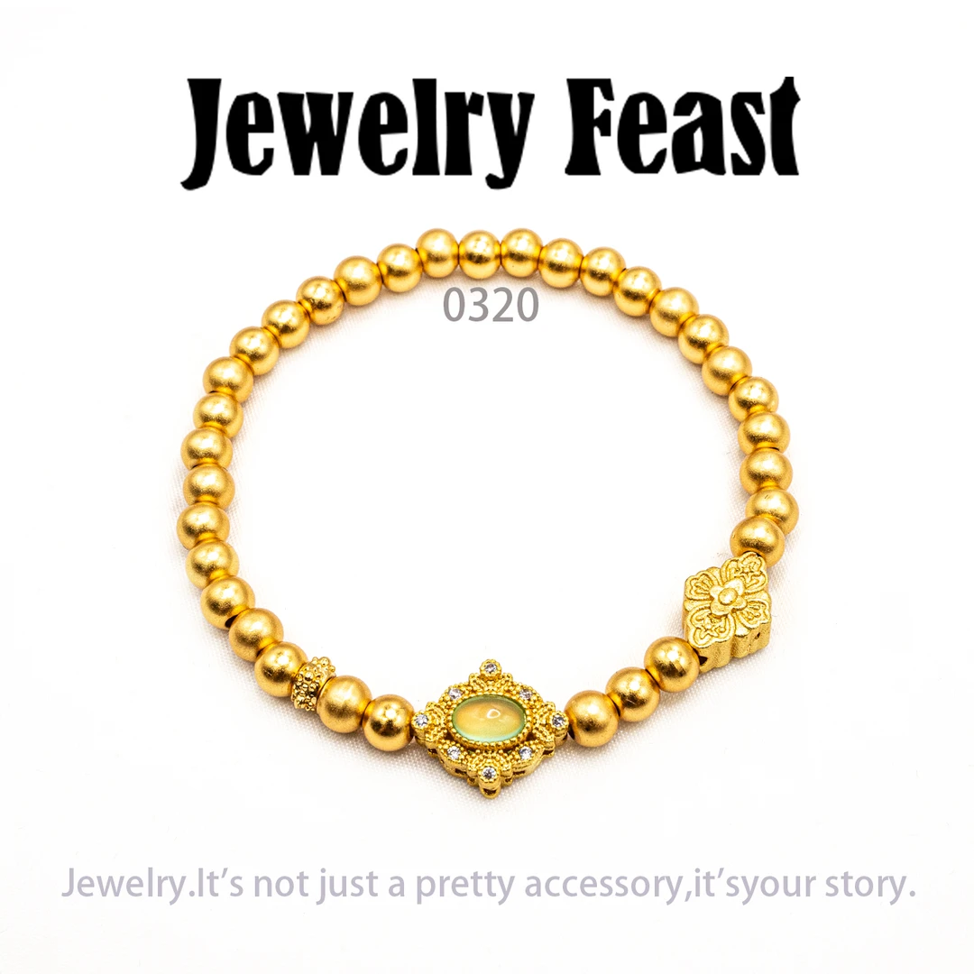 铜合金手链 JF轻奢设计师手链~0320