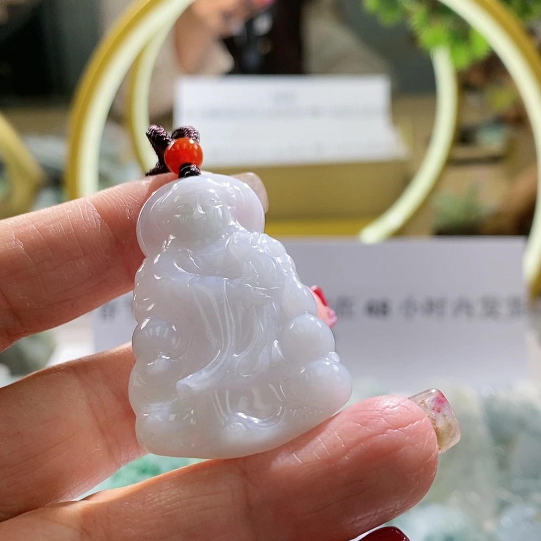 【闪购商品】翡翠颈饰未镶嵌观音