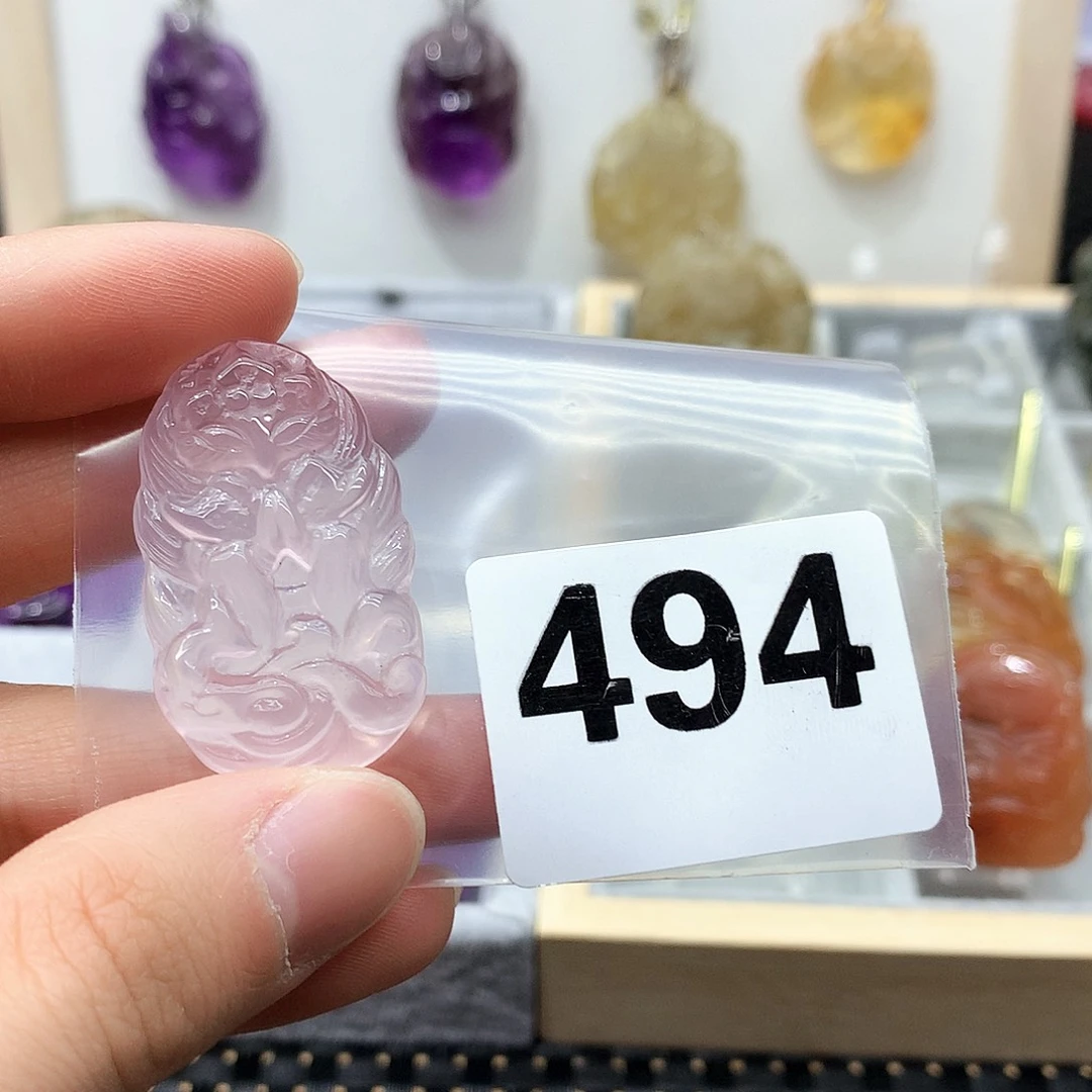 水晶颈饰未镶嵌吊坠