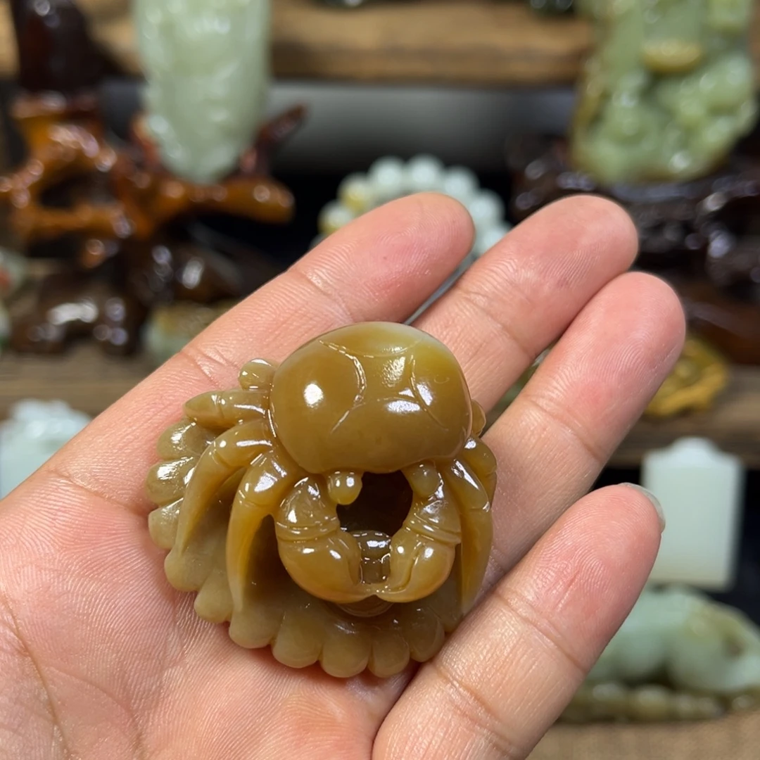 己***置和田玉未镶嵌挂件