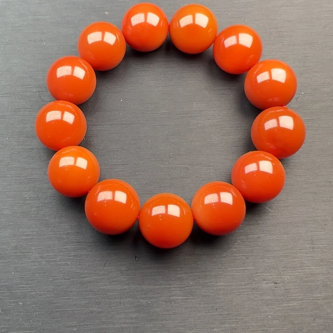 石英质玉（黄龙玉）未镶嵌手串