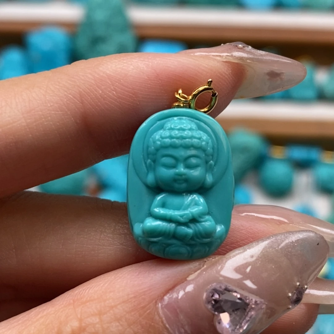 ****肆绿松石未镶嵌颈饰