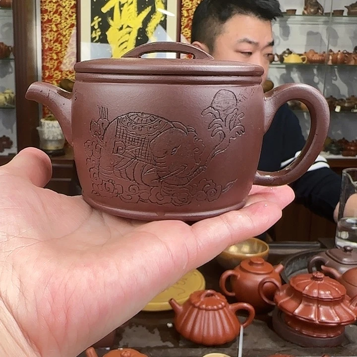紫砂茶壶太平有象