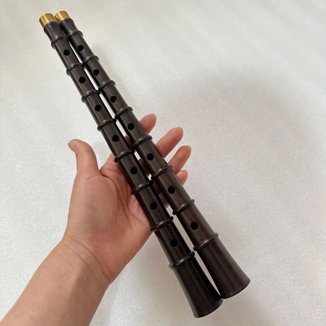 广西广东贵州宝塔唢呐杆不定调红木黑木唢呐杆子一对