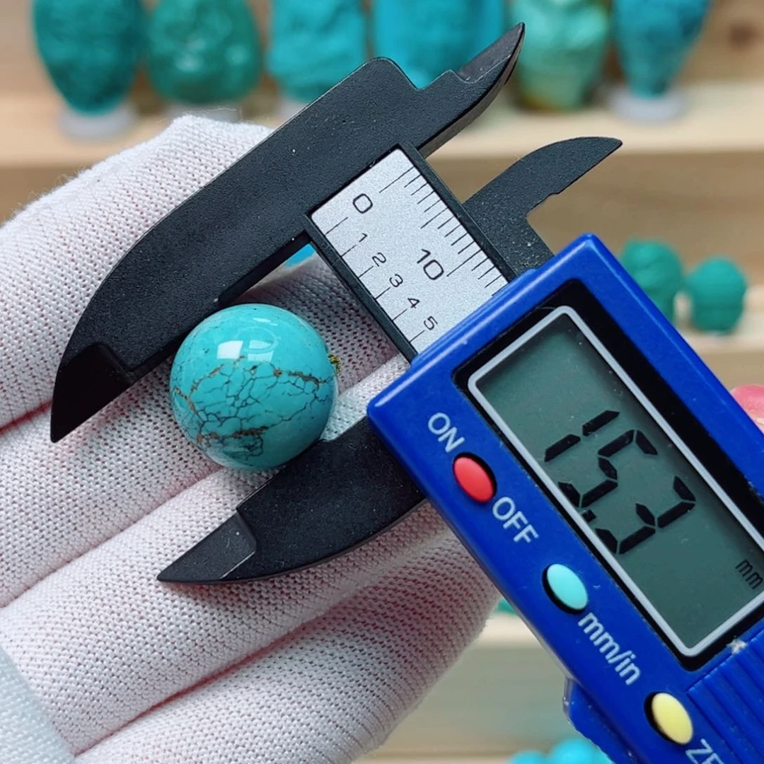 绿松石未镶嵌圆珠