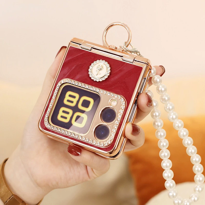 2026马年红色适用华为novaflip手机壳斜挎折叠防摔nova flips女款