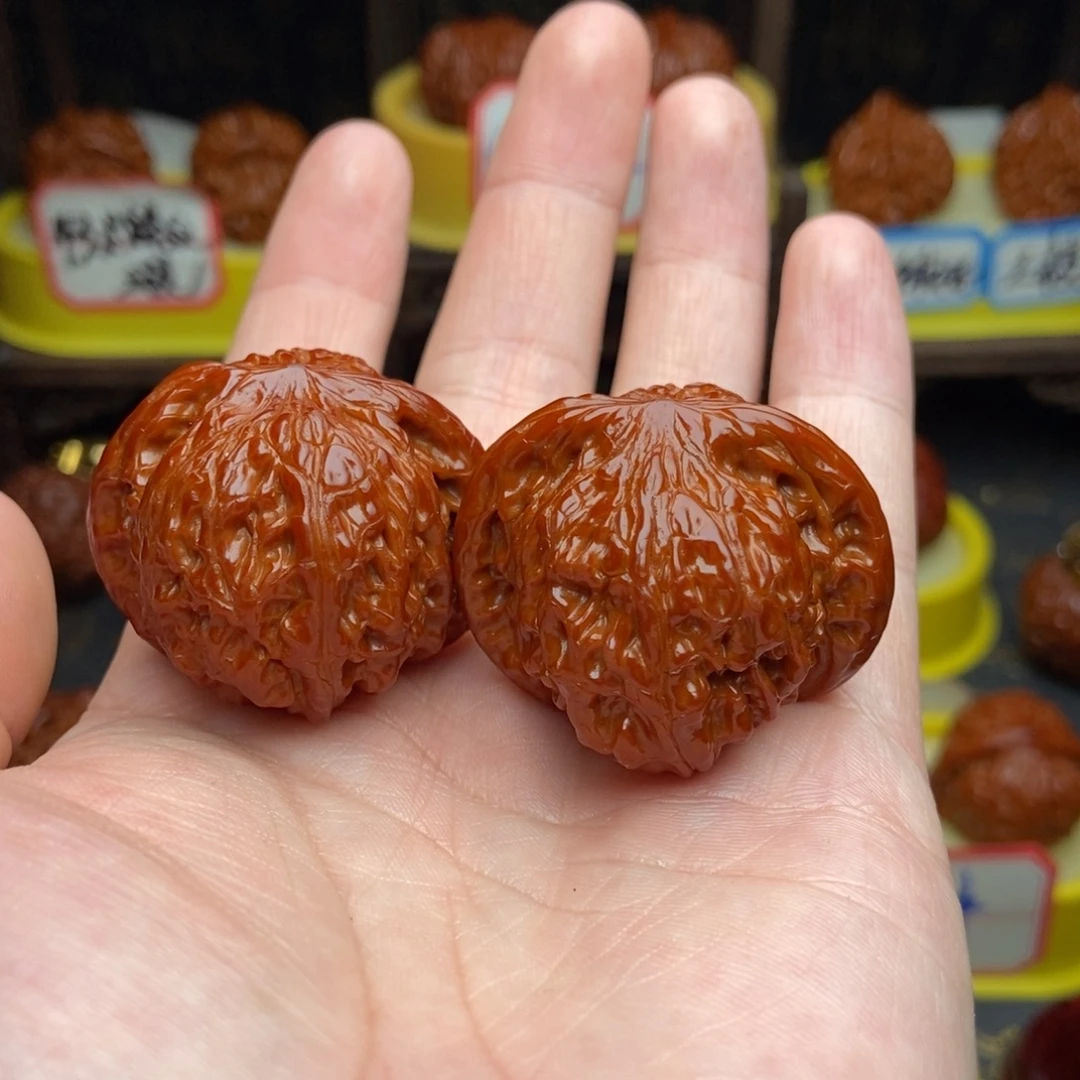 吊坠文玩核桃40磨盘