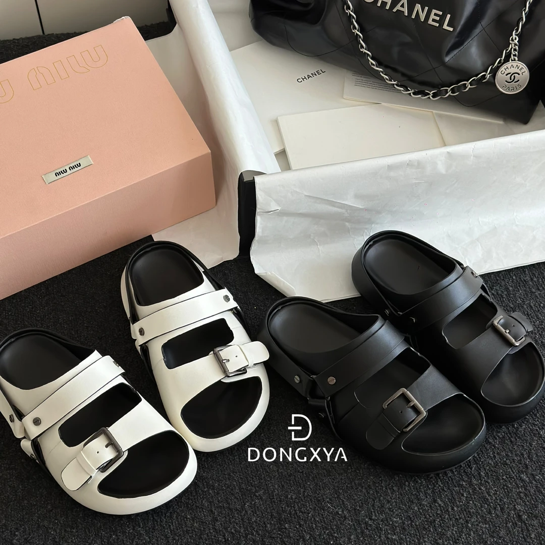 DONGXYA｜25SS设计师款时装凉拖鞋｜百搭舒适软底休闲夏季时尚ins