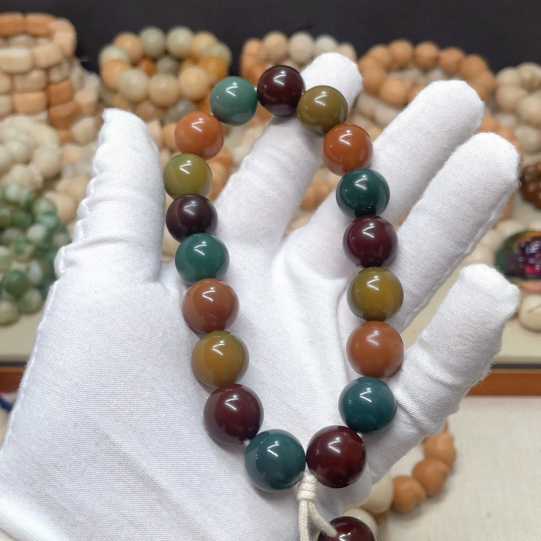 菩提根/象牙果吊坠水磨圆珠手持810