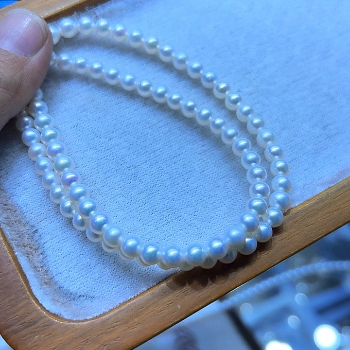 颈饰淡水珍珠银S925镶嵌