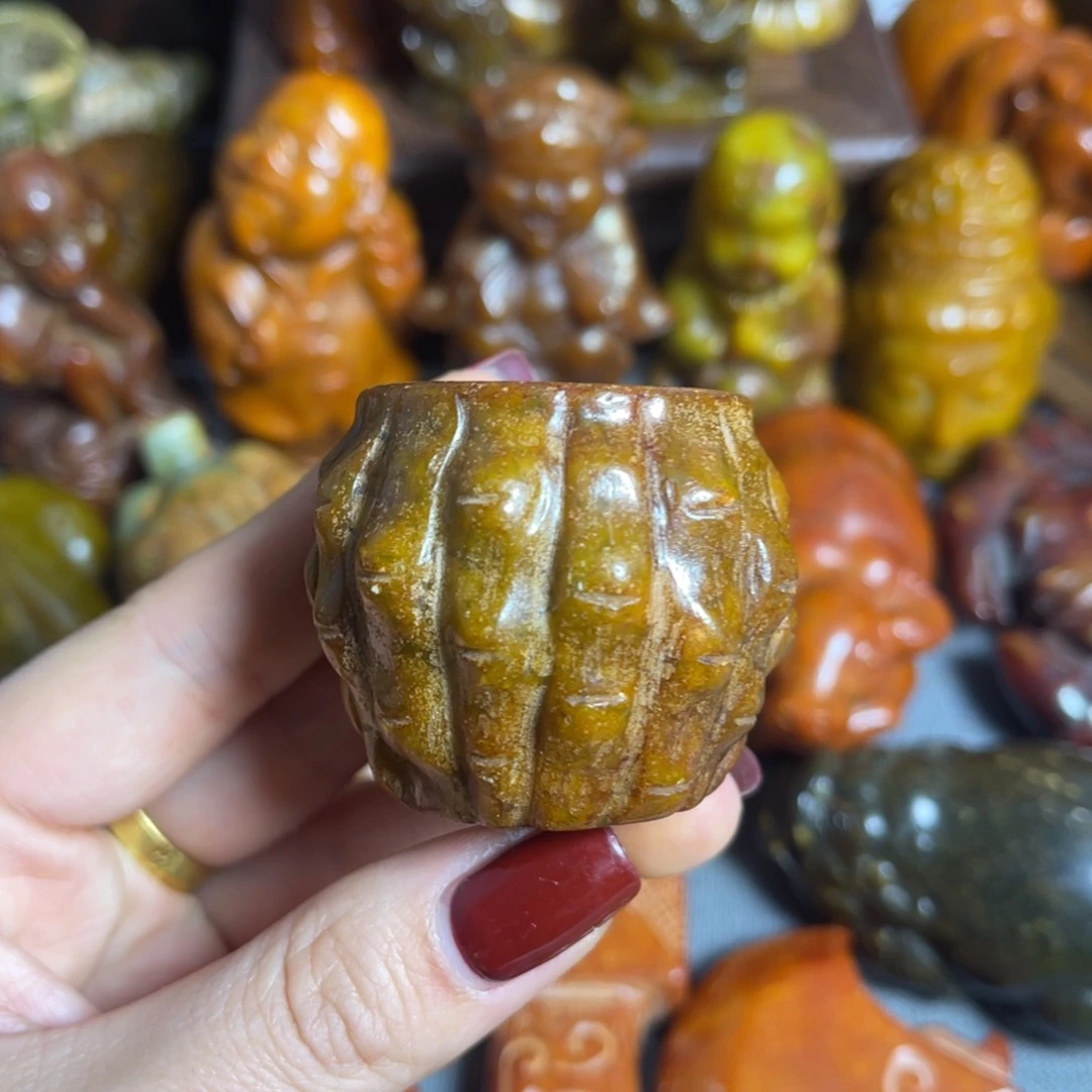 蛇纹石玉合金颈饰