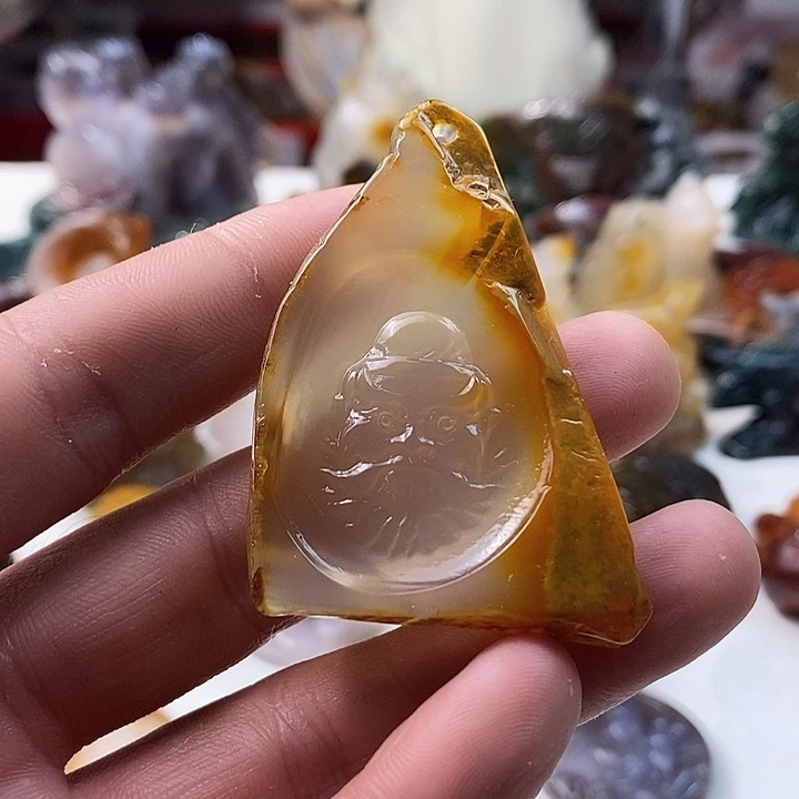 未镶嵌颈饰玛瑙/玉髓