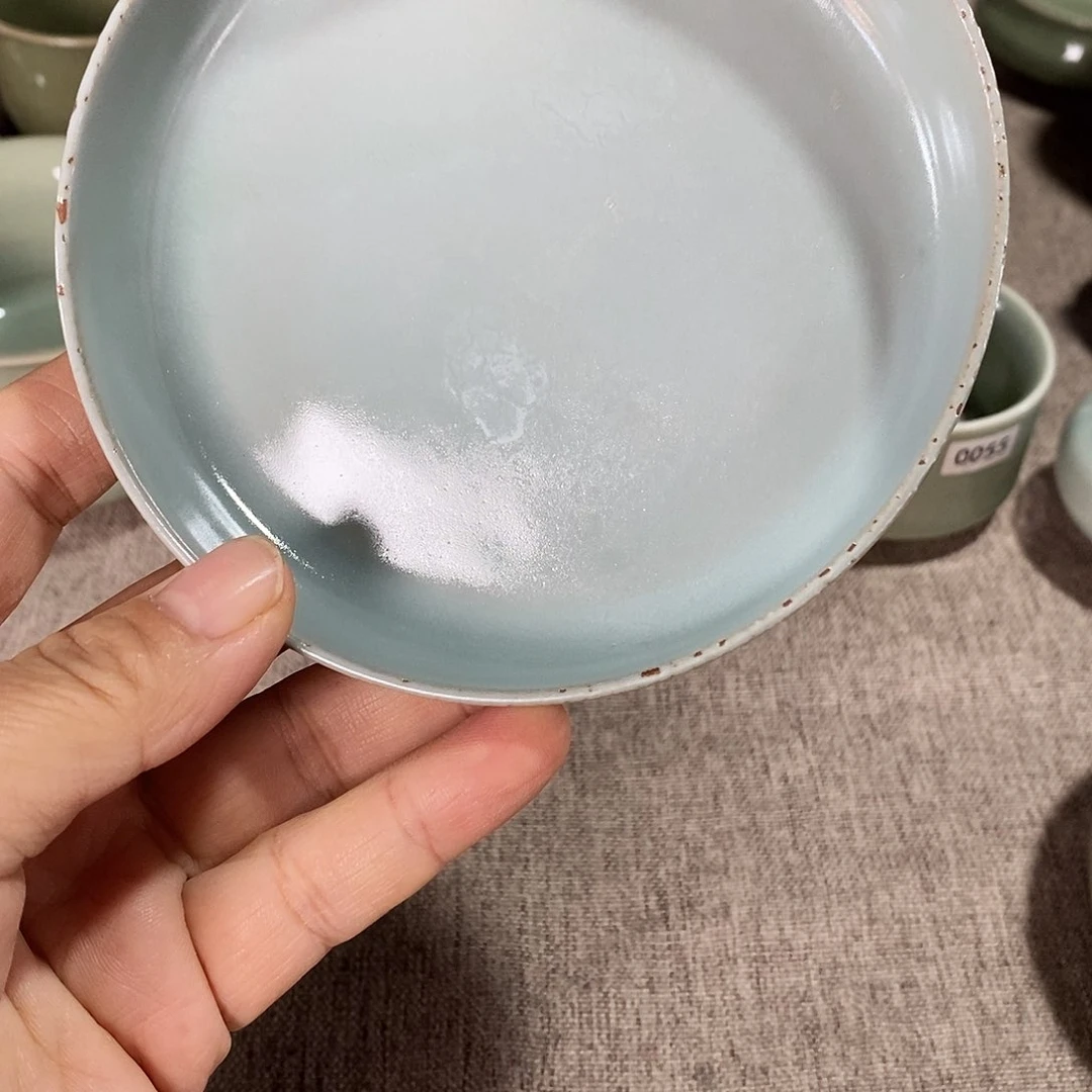 柴烧汝窑微瑕洗888