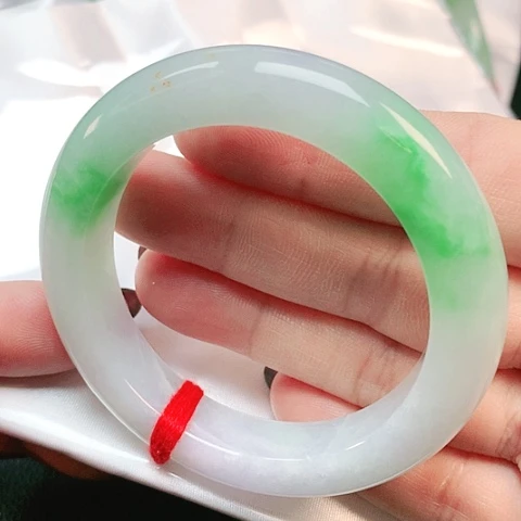 未镶嵌手镯翡翠正圈1853