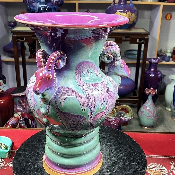 瓶中国神垕精品钧瓷