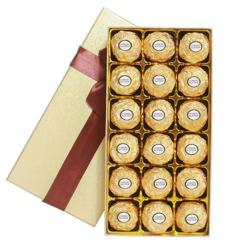 浪漫正品零食团购费列罗榛果礼盒装巧克力女友情人心生日礼物