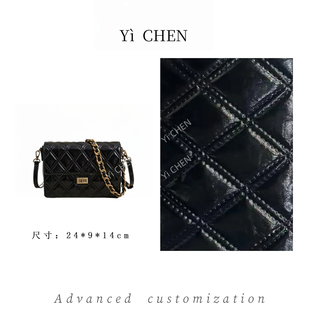 【Yì CHEN】SK-92931-黑色 简约时尚女士新款轻奢单肩斜跨包