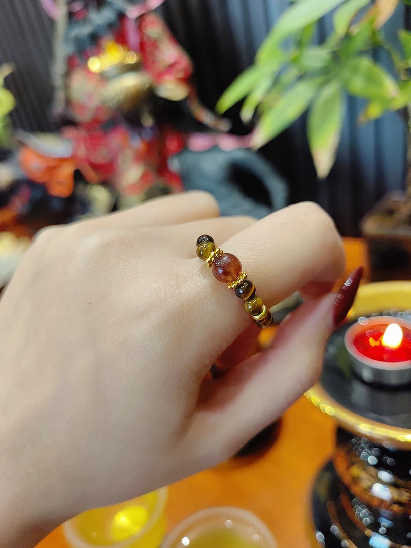 非金属仿水晶戒指 【玄珠】系列—山君瞳（多样性发其一）