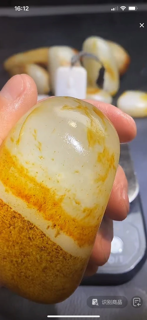 新疆和田籽石手把件盆景