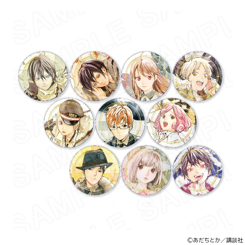 【拆盒】野良神 公主咖啡 吧唧 杯垫 小卡 十周年徽章透卡【盲盒】