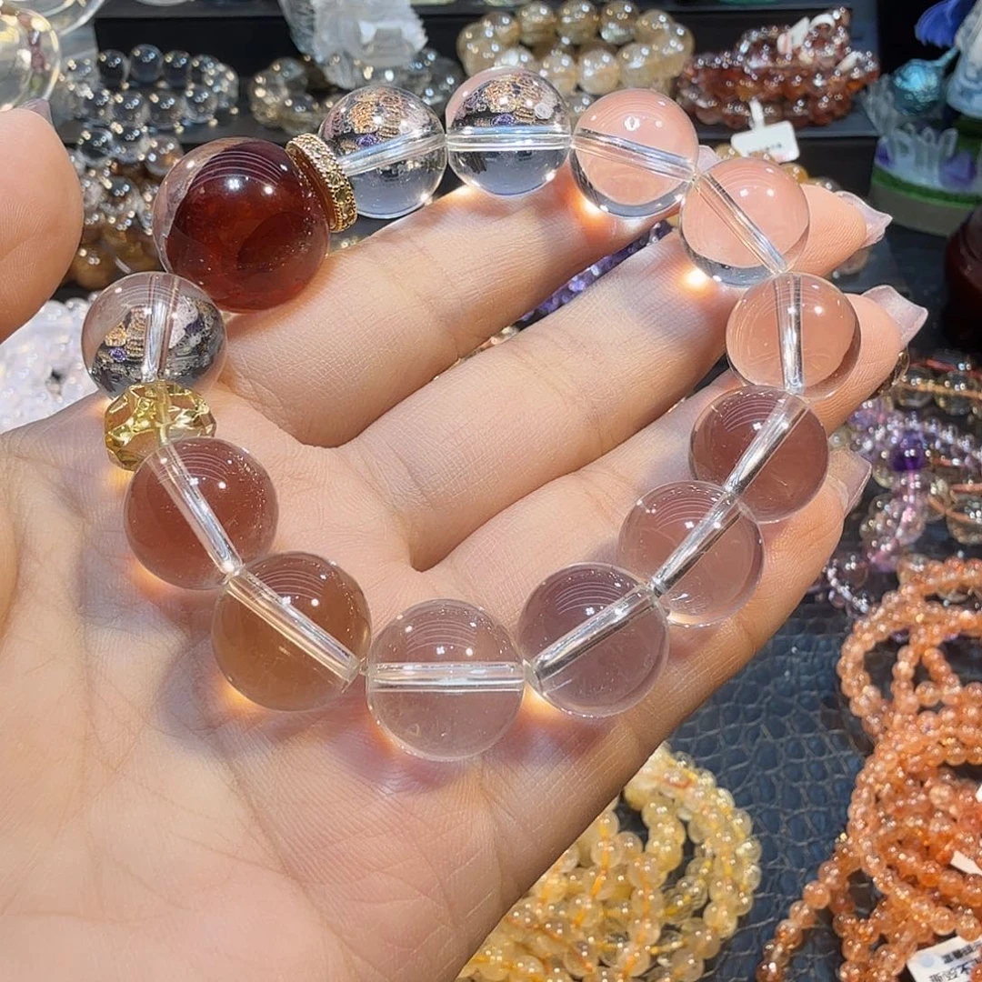 未镶嵌手链水晶白水晶