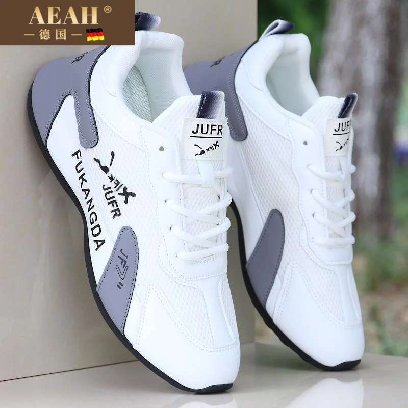 AEAH男鞋春季2025新款透气网面男士休闲运动鞋百搭软底老爹潮鞋包
