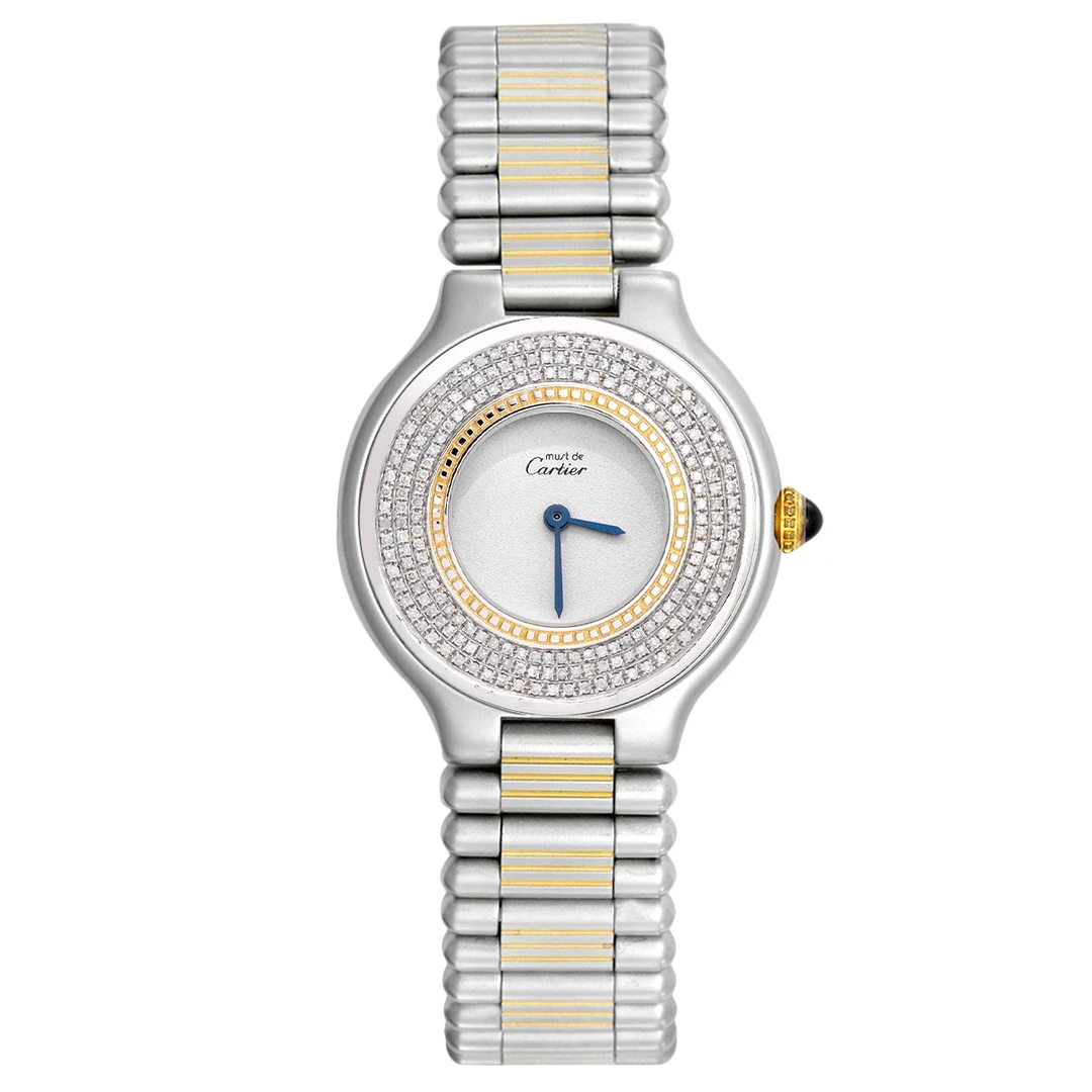 99新 Cartier/卡地亚 21世纪31mm腕表/后钻/WHP036255