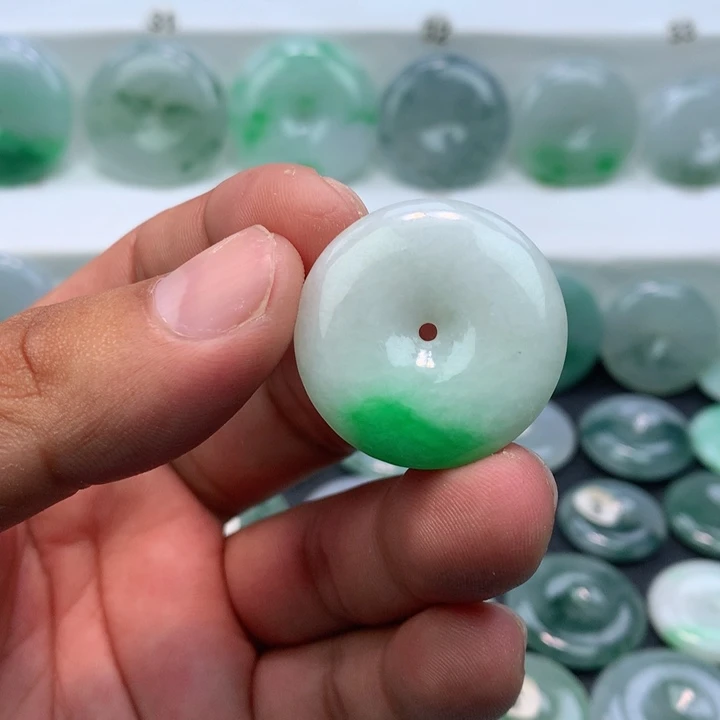 颈饰未镶嵌翡翠缅甸天然A货翡翠29.3-6.0