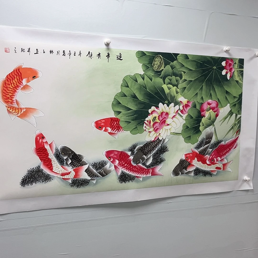 国画宣纸国画作品纯手绘