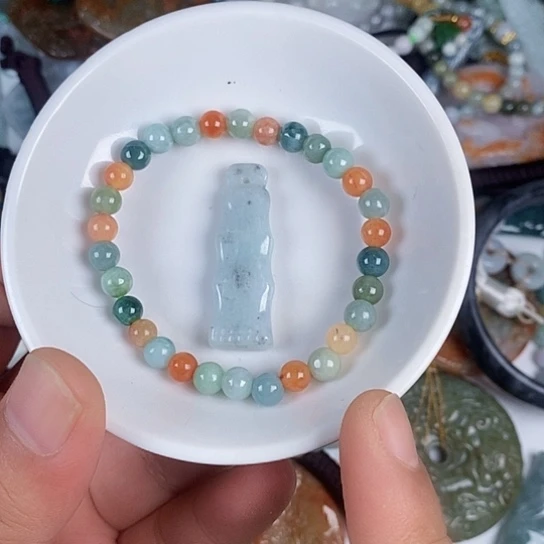 翡翠未镶嵌颈饰天然翡翠拍一发2