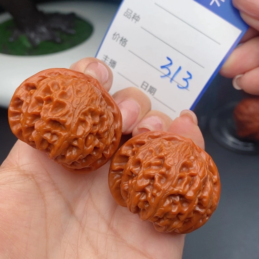 文玩核桃把件40宫灯313