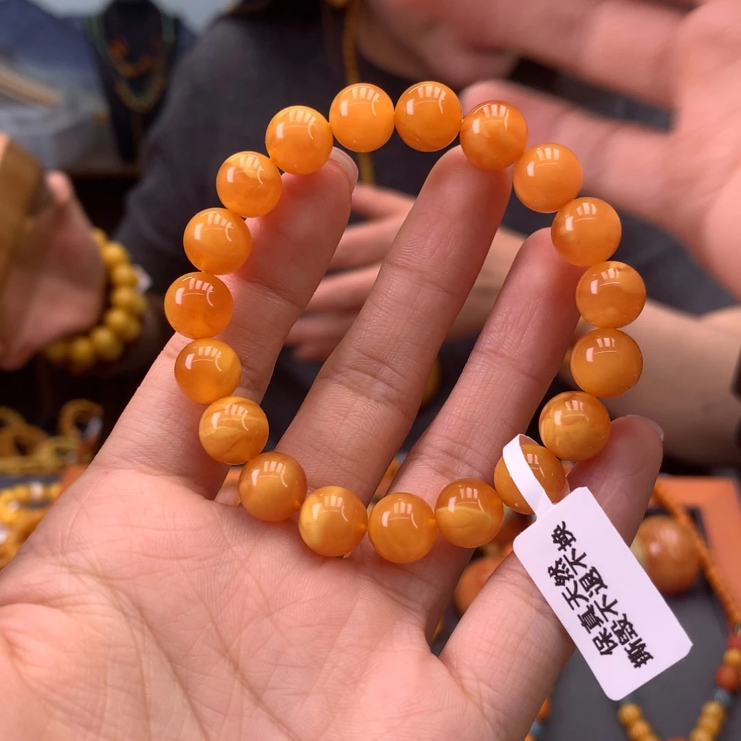 未镶嵌蜜蜡手串天然